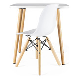 Kit Infantil Cadeira Eiffel Charles Eames + Escrivaninha Mdf