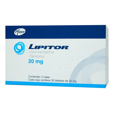 Lipitor Tableta 20 Mg, 30 Tabletas + 30 Tabletas | Meses sin interés