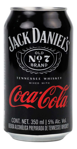 Cooler Jack Daniels Con Coca Cola 355ml