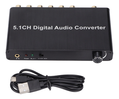 Convertidor Dac Ay77, Decodificador De Audio Digital Óptico