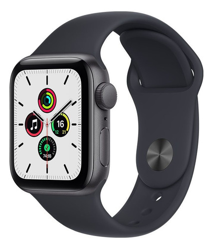 Smartwatch Apple Se 44mm Malla Silicona Color Gris Oscuro