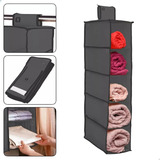 Organizador Vertical Guarda Roupa Cabideiro Com 5 Divisórias