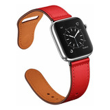 T Correa De Piel Para Apple Watch Ultra 8 7 Se 6 5 4 3