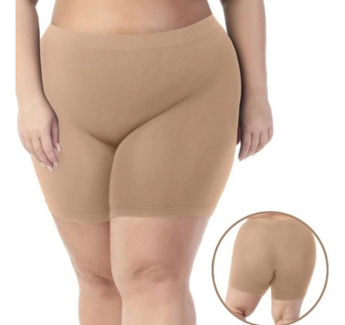 Short Anágua Plus Size Bermuda Segunda Pele Calça Modeladora