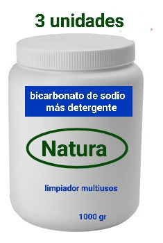 Bicarbonato De Sodio Con Detergente Kilo X 3 Unidades 