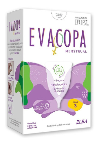 Copita Menstrual Eva Copa Silicona Reutilizable Ecológica