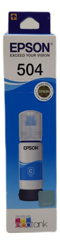 Recambio De Tinta Cian Epson 504 L4150 L4160 L 6161 L6171 L6191