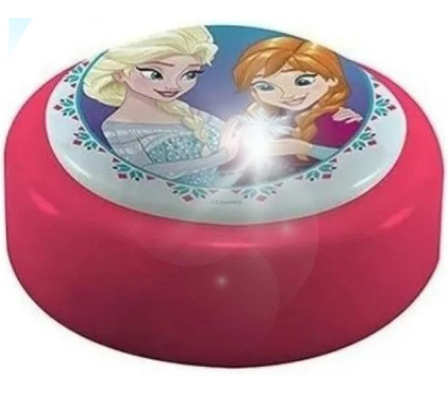 Abajur / Luminária De Toque Infantil Menina Led Pilha Frozen Cor Da Cúpula Rosa Cor Da Estrutura Frozen Rosa 110v/220v