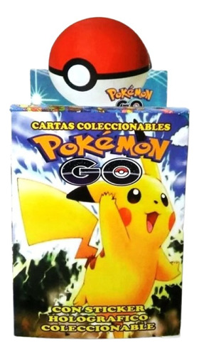 Cartas Pokemon Go Mazo De 40 Mas 1 Sticker Holografico Colec