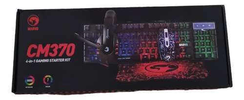 Gaming Starter Kit Marvo 4 En 1 Cm370 7 Colores 