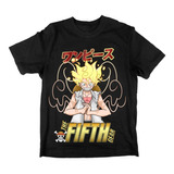 Playera Algodon Luffy 5th Fifth Gear One Piece