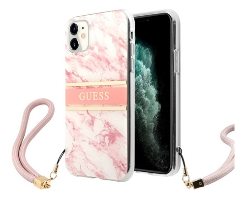 Funda Guess Marble Stripe Compatible Con iPhone 11