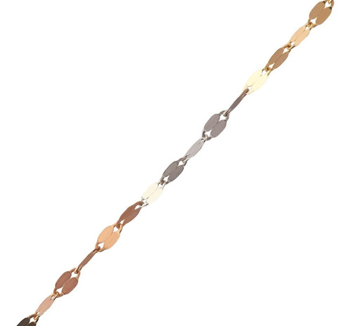 Cadena Oro 10k Mujer Gargantilla Collar Grano De Cafe 50cm