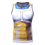 Playera Sin Mangas Dragon Ball Vegeta Cell Ejercicio Muscula