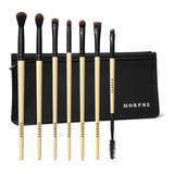 Set Brochas Ojos Bambú Earth To Babe X Morphe Originales Color Negro