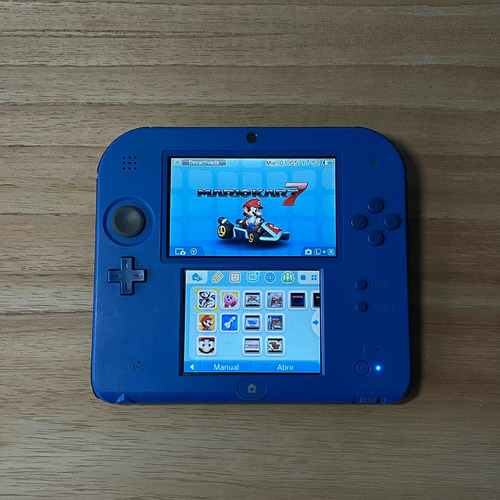 Nintendo 3ds 2ds Blue Mario Kart 7 Edition