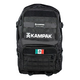 Mochila Tactica Kampak Kc02 Grande Senderismo Campismo Escolar Militar Resistente Repelente