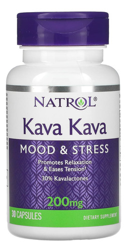 Kava Kava 200mg 30 Cápsulas Natrol