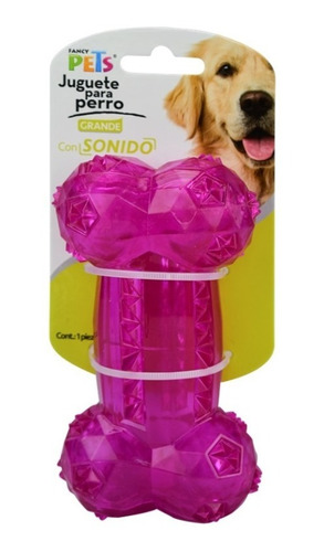 Juguete Hueso Prisma Con Sonido Grande Fancy Pets