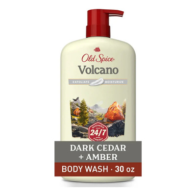 Old Spice Volcano Body Wash Gel Ducha\u002Fbaño 887ml Dark Ambar | Meses sin interés