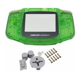 Carcasa Completa Clear Green De Gba Gameboy Advance Retronw