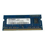 Memoria Ram Laptop Ddr3 Pc3-10600 2gb -1rx8 Sodimm