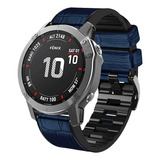 Correa De Reloj De Silicona Para Garmin Fenix 7x/6x Pro/tact