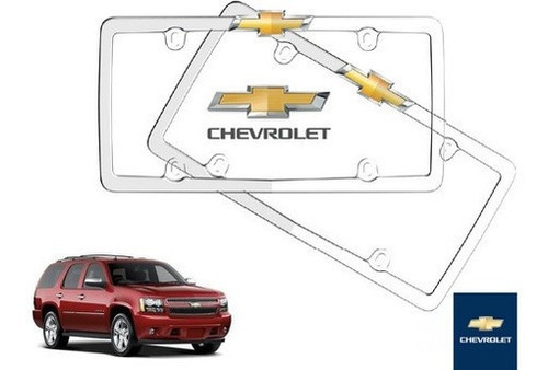 Par Porta Placas Chevrolet Tahoe 2012 Original