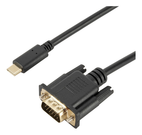 Cable Adaptador Convertidor Macho Usb-c A Vga 1.8m Calidad