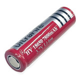 Pila Recargable 18650 3.7v Bateria Li-ion Sin Teton.