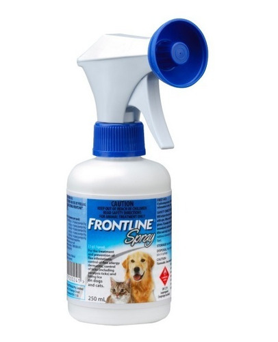 Frontline Spray 250ml Antiparasitario Externo Para Perros