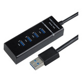 Hub Usb Multiplicador 4 Puertos Usb Luz Led Pc Notebook Full