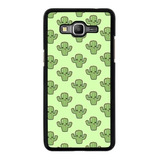 Funda Para Samsung Galaxy Cactus Fondo Verde Tapiz Planta