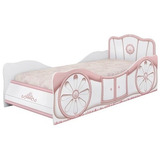 Cama Infantil Sofia Blanca/ Rosa - Kidscool