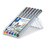 Staedtler Microfibras Pigmentadas 308 X 6 Colores 0.5 Mm