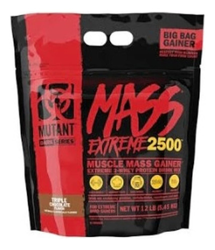 Proteína Ganador De Peso Mutant Mass Extreme 2500 12lb