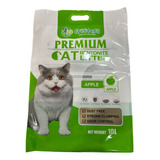 Arena Premium Aglutinante Para Gatos Aroma Manzana 8 Kilos