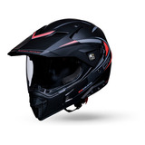 Casco Para Motociclista Exoskeleton Con Bluetooth Cross Negr Color Negro Tamaño Del Casco Grande