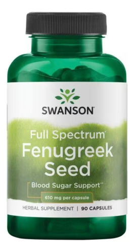 Fenugreek Seed Fenogreco  610mg/90cap Swanson