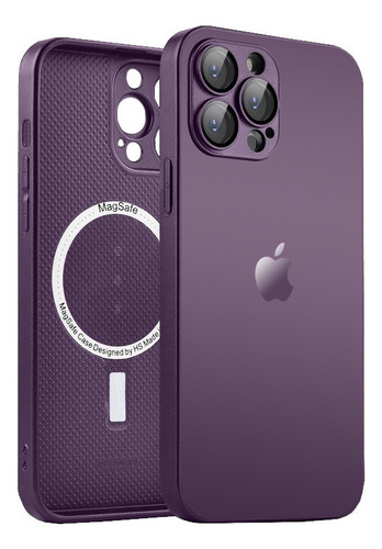 Capa Case Capinha De Vidro Para iPhone 11 Deep Purple Roxo