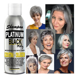 Shampoo Matizador De Canas Gris Plata 250ml Platinum Black 