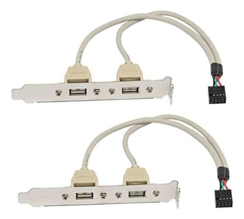 Sinloon Juego De 2 Cables Y Conectores Para Ordenador 2