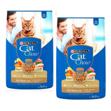  Alimento Para Gato Atún, Pollo Y Queso Cat Chow 9kg  2pzas