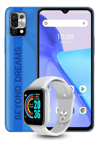 Umidigi Power 5 Dual Sim 64 Gb Sapphire Blue 3 Gb Ram + Smartwatch De Regalo