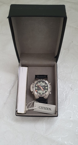 Citizen Aqualand Jp1060 Fundo Preto Usado Semi Novo 