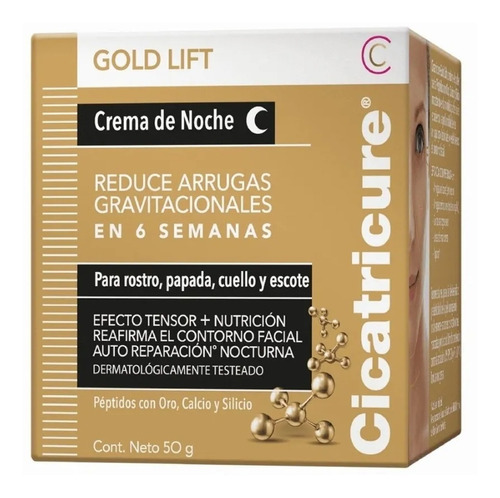Cicatricure Crema Gold Lift Noche 50 G. Reduce Arrugas