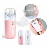 Nano Spray Facial Usb Para Rostros Y Pestañas Humidificador 