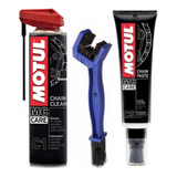 Desengrasante Motul C1 + Lubricante C5 + Cepillo De Cadena