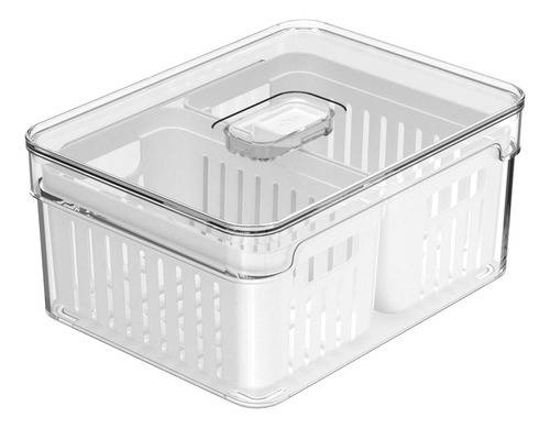 Organizador Clear Fresh 2 Cestas 2,2 Lt Ou