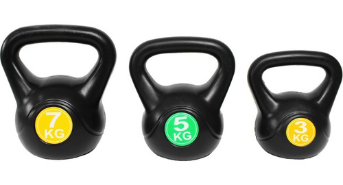 Pesas Rusas Kettlebell 15kg Crossfit Gym Set  6, 11 Y 15 Lb